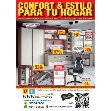 SUENO Y RELAX MUEBLES FOLLETO OFERTA TU ESPACIO TU ESTILO
