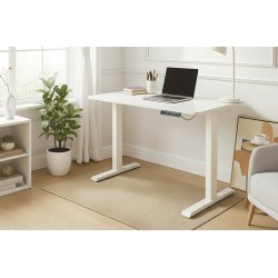 MESA ESTUDIO MOTORIZADA 120 x 60 CM ROBLE / NEGRO